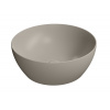 GSI PURA keramické umývadlo na dosku, priemer 42 cm, tortora mat SPH 885105
