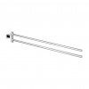 Grohe Essentials Cube - držiak na uteráky dvojramenný, chróm 40624001