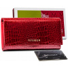 Peňaženka - Peterson Wallet Natural Leather Black, Red 781 - Dámsky produkt (Petersonová dámska peňaženka Stop hrad RFID)