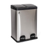 Brilanz Odpadkový koš recyklovací nerezový Savery 40 l (2 x 20 l)