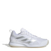 adidas Avaflash Clay Tennis Shoes Womens Wht/Slvr/Wht 6.5 (40)