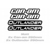 Nálepky Can-Am Outlander sada I