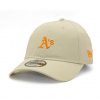 Kšiltovka New Era - 9FORTY Summer Washed - Oakland Athletics - Off White / Orange velikost One Size (56-59 cm)