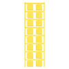 Weidmüller 1131830000 SM 22/22 K MC NE GE značenie prístrojov Druh montáže: nalepenie Potlačiteľná plocha: 22 x 22 mm žltá Počet markerov: 80 80 ks; 1131830000