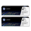 HP originál toner CF400XD, HP 201X, black, 5600 (2x2800)str., dual pack, 2x770g