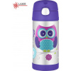Dětská termoska THERMOS FUNtainer s brčkem - sova 355 ml
