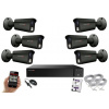 Monitorrs Security AI IP 6 kamerový set 5 Mpix GTube