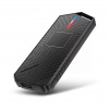 Skriňa AXAGON EEM2-GAM M.2-NVMe/SATA, USB-C 3.1, 10 Gbit/s - hliníková, čierna