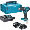 Makita DHP485RAJ Aku bezuhlíkový príklepový skrutkovač Li-ion LXT (2x2,0Ah/18V) Makpac