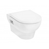 Hansgrohe GladeLake S Závesné WC s doskou, AquaChannel Flush, Rimless, EcoSmart, biela 60201450-HG