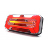 Združené svetlo WAS W184DD LED 12-24V, P, BL/BR/KO/ ML/CO, baj7, dyn. smerovač IP66/68