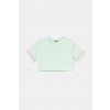 Detské bavlnené tričko United Colors of Benetton zelená farba, 3096C10PC 3096C10PC.G.Seasonal 150