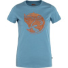 Tričko Fjällräven Arctic Fox T-shirt W Dawn Blue-Terracotta Brown - M