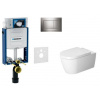 Geberit SET Kombifix 110.302.00.5 +WCzávesné Duravit MEbyStarck Rim+sedSC+Sigma30 ChrL/Chr 110.302.00.5 NM6