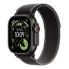 Apple Watch Ultra 3 GPS + Cellular 49mm Black Titanium Case with Black/Charcoal Trail Loop - M/L