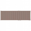 Vankúš na záhradný nábytok - Záhradný vankúš na farbu taupe 200x60x3cm (ZÁHRADNÝ VANKÚŠ NA Lehátko TAUPE COLOR 200X60X3CM)