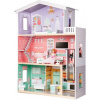 ECOTOYS Drevený domček pre bábiky s nábytkom Ecotoys Residence Candy