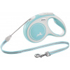 Flexi New Comfort M vodítko lanko 5m / 20kg svetlo modrá