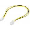 PremiumCord kabel napájecí prodluž. P4(4piny) 34cm KN-17