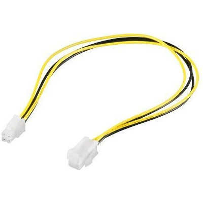 PremiumCord kabel napájecí prodluž. P4(4piny) 34cm kn-17