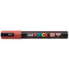 Popisovač akrylový UNI Posca PC-5M tmavočervený