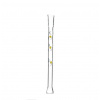 Sklenená fajka S4 10,5 cm – Žlté guličky