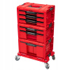 Sada boxov na náradie Qbrick System PRO RED UHD Drawer Workshop set 6