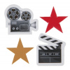 Konfety na stôl Movie Night Hollywood - filmové motívy, 50 ks