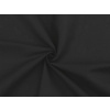 Ľanová látka s viskózou čierna 1m