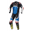 Jednodílná kombinéza GP TECH 4, TECH-AIR kompatibilní, ALPINESTARS (modrá/žlutá fluo/červená fluo/černá/bílá, vel. 50)