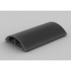 Samolepiaca podlahová oblá lišta tmavo sivá 35x10mm 2m LO 35_L2 KOPOS