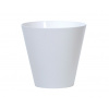 PROSPERPLAST Kvetináč TUBUS biely 20,0 cm