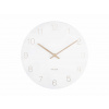 Designové nástěnné hodiny 5788WH Karlsson 30cm