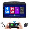 RÁDIO NAVIGÁCIA GPS PEUGEOT 308 408 RCZ ANDROID AUTO CARPLAY 4GB 64GB