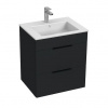 Jika Skrinka Cube s umývadlom 55 cm, antracitový mat H4536121763521