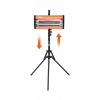 SucceBuy Infračervená lampa 2000 W Manuálna/Stojaca Automatické sušenie