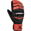 Detské lyžiarske palčiaky Reusch Reusch Worldcup Warrior GS Junior Mitten - black/fluo red 5,5