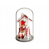 SKLENENÁ KOPULA drevený domček VIANOČNÝ sob