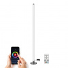 Solight LED smart stojaca lampa Rainbow, wifi, RGB, CCT, 140 cm