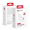 Cestovný adaptér Forcell s funkciou rýchleho nabíjania Dual 30W White