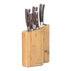 G21 Sada nožov Gourmet Timber 5 ks + bambusový blok G21GNAT5_UBL