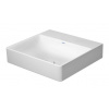 Duravit DuraSquare Umývadlo 50x47 cm, bez prepadu, bez otvoru na batériu, DuraCeram, biela 2353500070