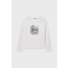 Detská bavlnená košeľa s dlhým rukávom Mayoral 7023.8G.Junior.9BYA biela 167