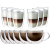 Pohár na kokteily - Tepelné poháre káva latte čajový darček x 12 (TERMÁLNE OKULIARE LATTE KÁVA ČAJ DARČEK X 12)