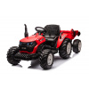 mamido Elektrický traktor s prívesom pre deti HC-306 24V červený
