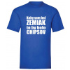 Keby som bol zemiak - Kráľovsky modrá , Pánske , L