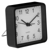 STOLOVÉ HODINY TICHÝ MECHANIZMUS QUARTZ ČIERNY BUDÍK