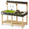 Kuchynka cédrová s tečúcou vodou Yummy 100 Outdoor Play Kitchen Exit Toys vonkajšia s kuchynským náradím od 24 mes