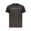 Pánske tričko s krátkym rukávom TOMMY HILFIGER, čierne 2XL Nero