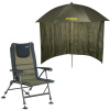 CARP EXPERT EXTRA COMFORT SET 150 KG KRESLO + 220 CM STANOVÝ DÁŽDNIK